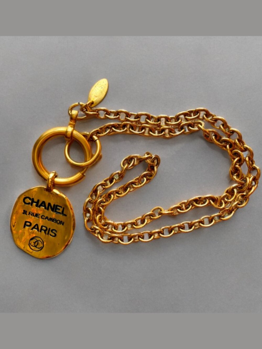 Chanel Vintage 31 Rue Cambon Pendant Necklace
